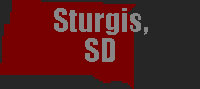 Image of map of South Dakota.  When clicked will take you to the Sturgis Event Web site.